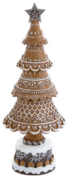 Kétdarabos karácsonyi dekoráció szett KOPPELO 33/42 cm Karácsonyfa Barna