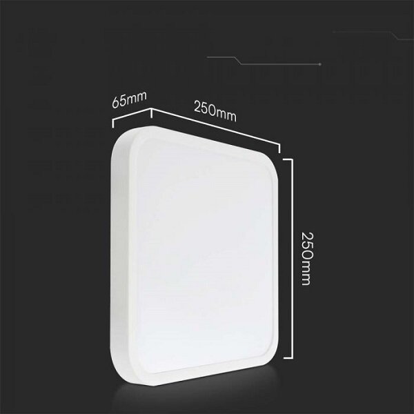 Fehér felszín négyszög LED panel 18W IP44