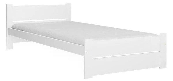 Ágy IKAROS DOUBLE 80 x 200 cm, fehér Ágyrács: Ágyrács nélkül, Matrac: Matrac nélkül
