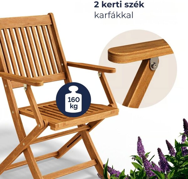 SYDNEY ülőgarnitúra, 3 darabos, természetes fa
