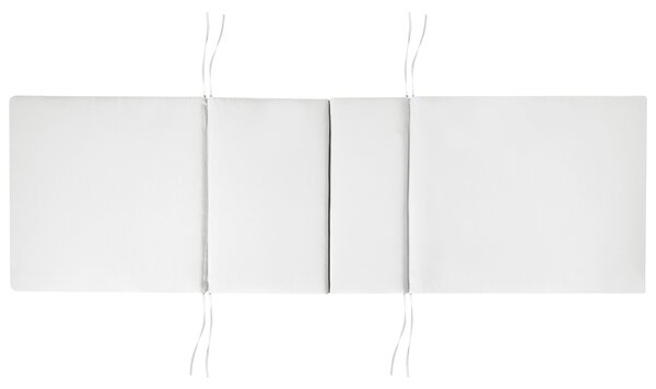 Kerti párna napozóágyhoz TOSCANA/JAVA/AMANTEA PREMIUM 189 x 58 cm Törtfehér