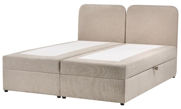 Boxspring ágy tárolóval CHANCELLOR Tópszín 160 x 200 cm