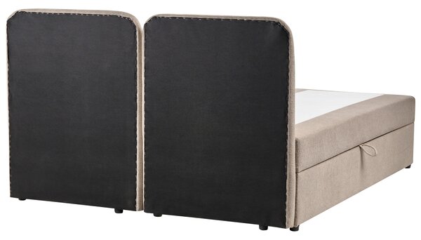 Boxspring ágy tárolóval CHANCELLOR Tópszín 160 x 200 cm