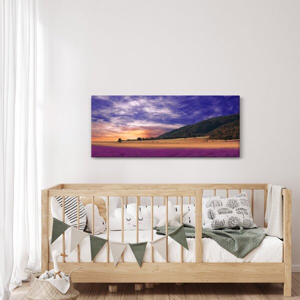A levendula rét képe (120x50 cm)