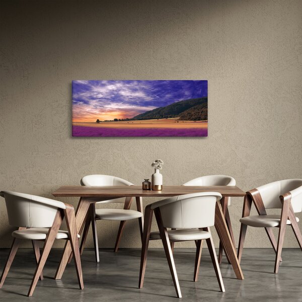 A levendula rét képe (120x50 cm)