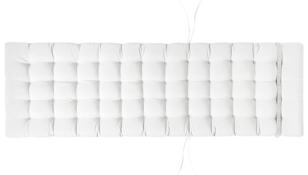 Kerti párna napozóágyhoz CESANA PREMIUM 192 x 56 cm Törtfehér
