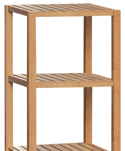 Barna tömörfa polcállvány – modern regál DR-011-3