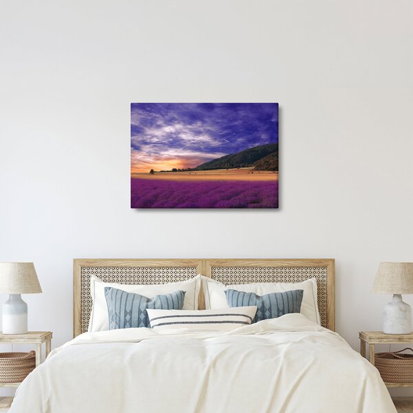 A levendula rét képe (70x50 cm)