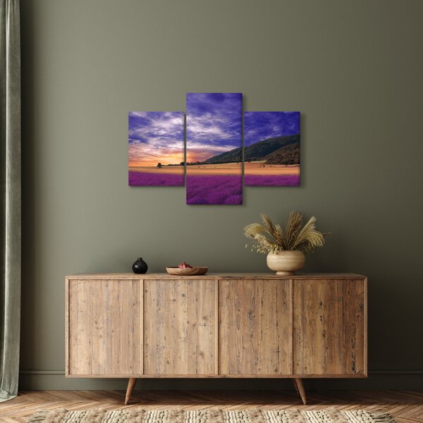 A levendula rét képe (90x60 cm)