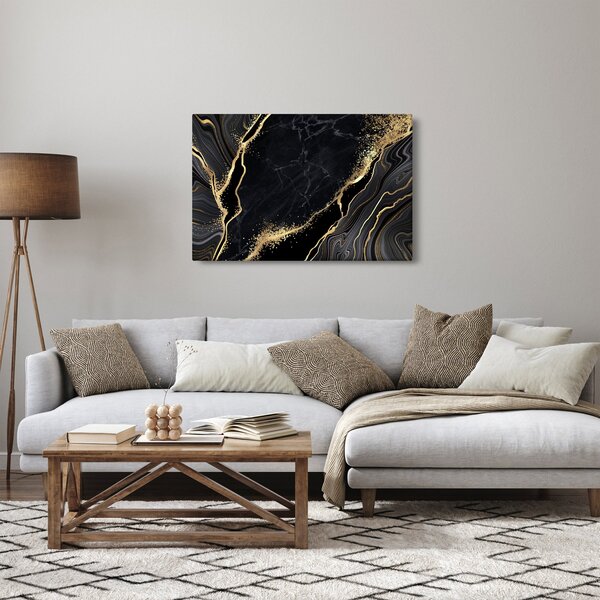Az arany absztrakció képe (90x60 cm)