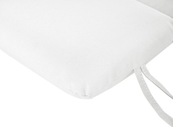 Kerti párna napozóágyhoz BRESCIA PREMIUM 180 x 60 cm Törtfehér