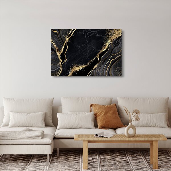 Az arany absztrakció képe (90x60 cm)