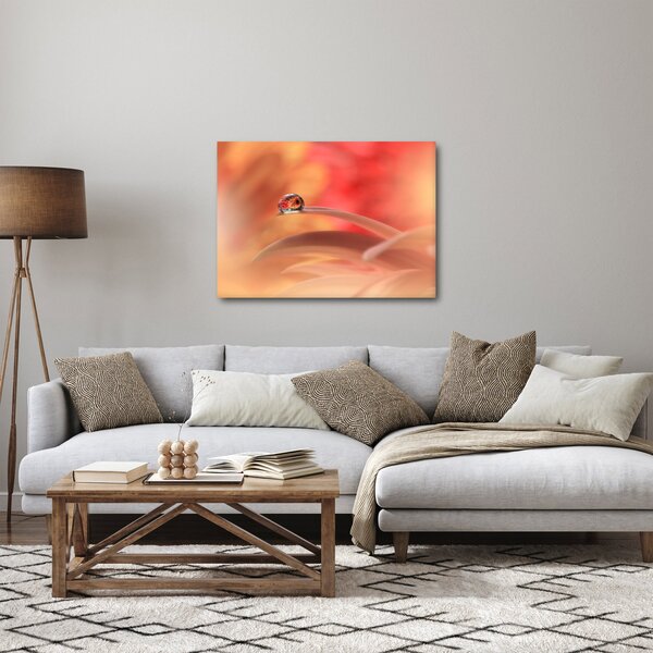Virágos harmatcsepp képe (70x50 cm)