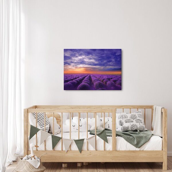 Egy levendula mező képe (70x50 cm)