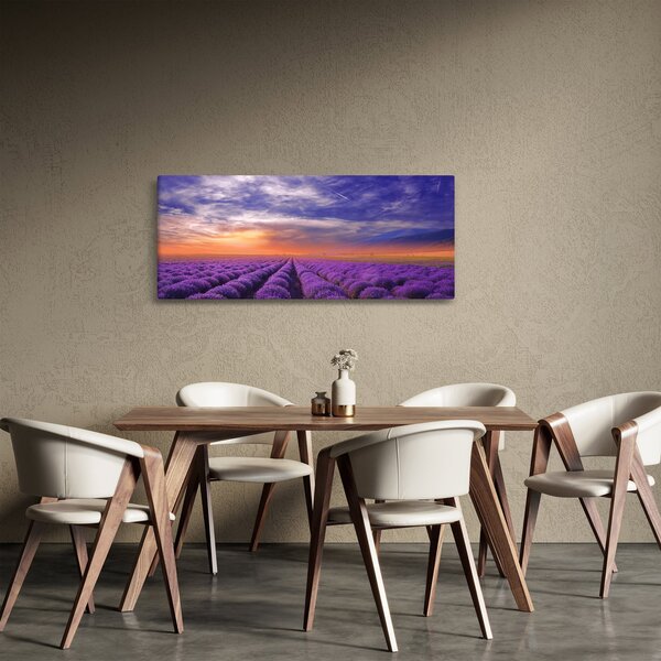 Egy levendula mező képe (120x50 cm)