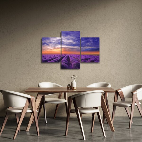 Egy levendula mező képe (90x60 cm)
