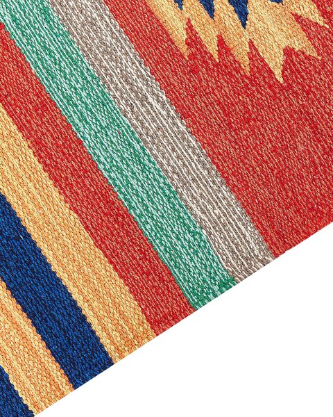 Szőnyeg HATIS Színes 140 x 200 cm Pamut Kilim