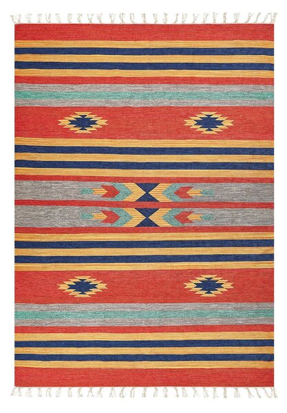 Szőnyeg HATIS Színes 140 x 200 cm Pamut Kilim