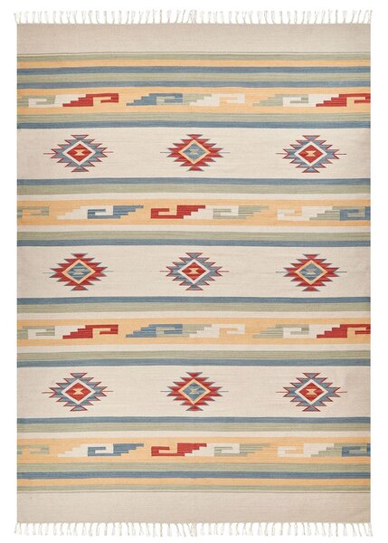 Szőnyeg APARAN Bézs 200 x 300 cm Pamut Kilim