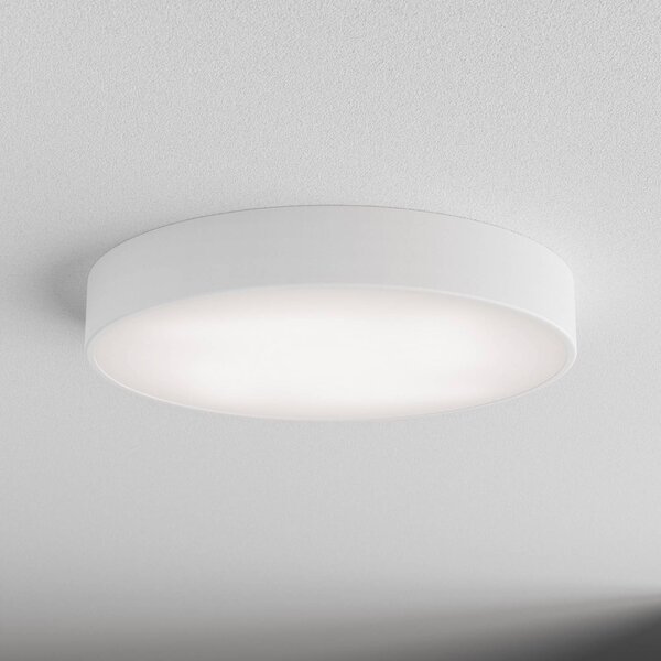 TEMAR LIGHTING Cleo mennyezeti világítás, Ø 50 cm, IP20, fehér, fém, E27, dimmelhető, Fehér / opál, Nappali / Étkező, Modern