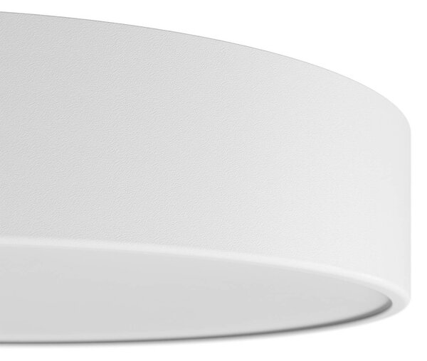 TEMAR LIGHTING Cleo 300 mennyezeti világítás, IP54, Ø 30 cm, fehér, dimmelhető, Fehér / opál, Nappali / Étkező, fém, Modern