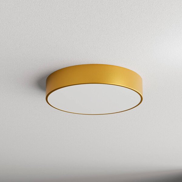TEMAR LIGHTING Cleo mennyezeti lámpa, Ø 40 cm, IP20, aranyszínű, fém, E27, dimmelhető, Sárgaréz / arany, Nappali / Étkező, Modern