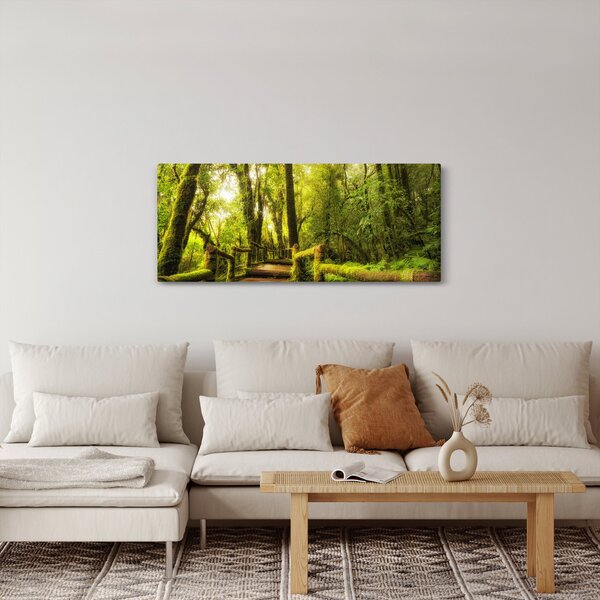 Mohás dzsungel képe (120x50 cm)