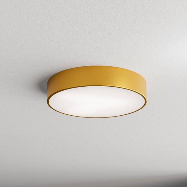 TEMAR LIGHTING Cleo mennyezeti lámpa, Ø 40 cm, IP20, aranyszínű, fém, E27, dimmelhető, Sárgaréz / arany, Nappali / Étkező, Modern