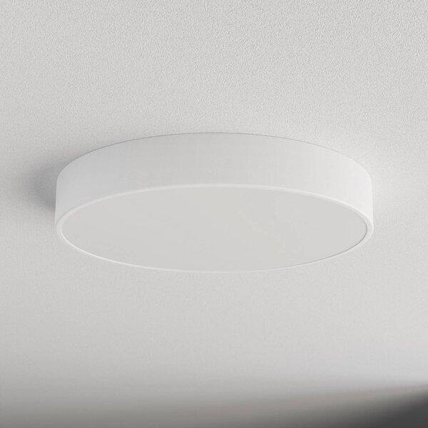 TEMAR LIGHTING Cleo mennyezeti világítás, Ø 50 cm, IP20, fehér, fém, E27, dimmelhető, Fehér / opál, Nappali / Étkező, Modern