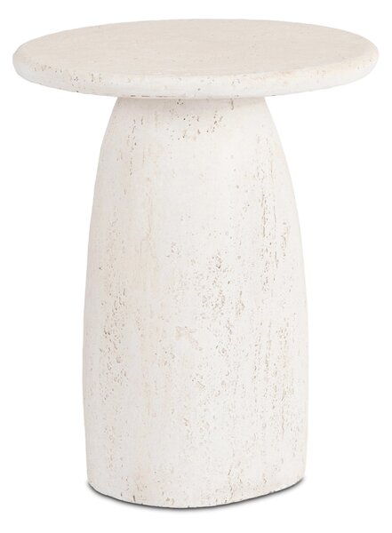 Modern dohányzóasztal REES 49 cm, krémbézs