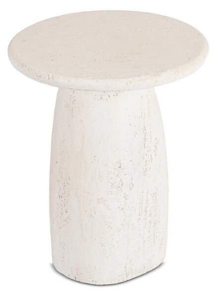 Modern dohányzóasztal REES 49 cm, krémbézs