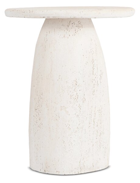 Modern dohányzóasztal REES 49 cm, krémbézs