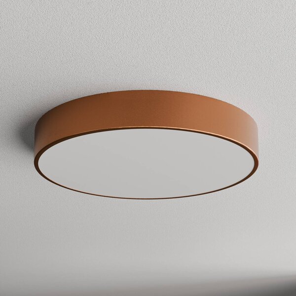TEMAR LIGHTING Cleo 500 mennyezeti világítás, Ø 50 cm, réz, dimmelhető, Réz, Nappali / Étkező, fém