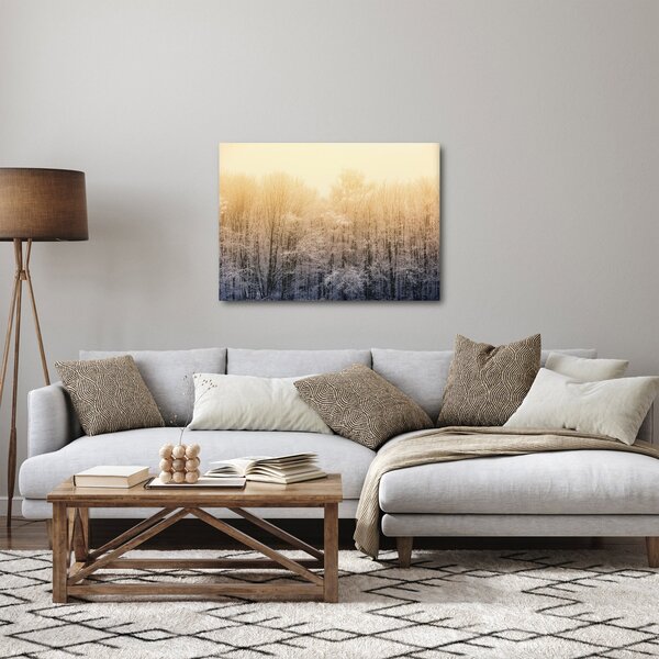 Fagyos erdő képe (70x50 cm)