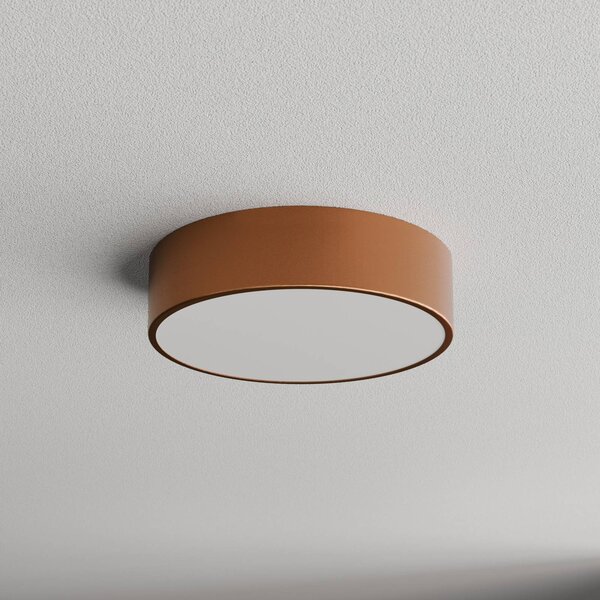 TEMAR LIGHTING Cleo 300 mennyezeti világítás, Ø 30 cm, réz, dimmelhető, Réz, Nappali / Étkező, fém, Modern