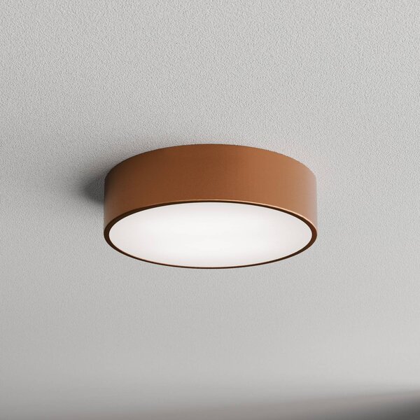 TEMAR LIGHTING Cleo 300 mennyezeti világítás, Ø 30 cm, réz, dimmelhető, Réz, Nappali / Étkező, fém, Modern