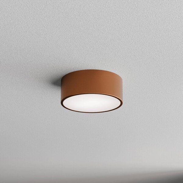 TEMAR LIGHTING Cleo mennyezeti világítás, Ø 20 cm, IP54, réz színű, fém, E27, dimmelhető, Réz, Fürdőszoba, fém