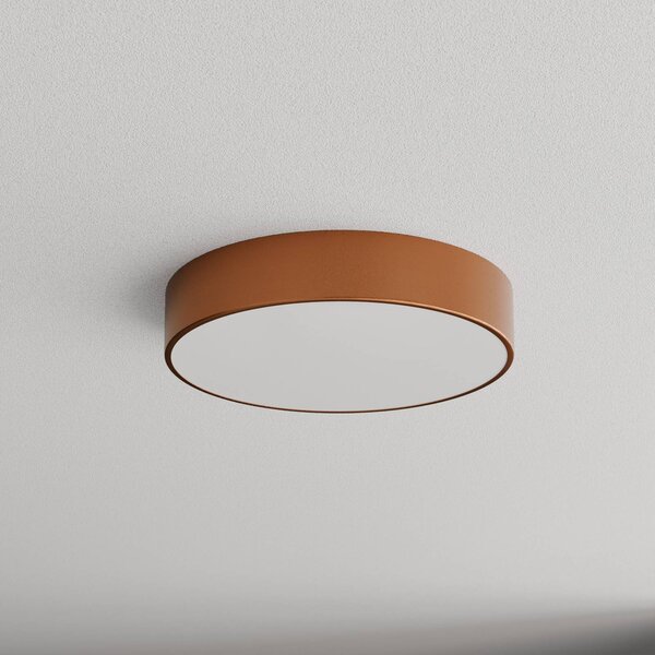 TEMAR LIGHTING Cleo 400 mennyezeti világítás, IP54, Ø 40 cm réz, dimmelhető, Réz, Nappali / Étkező, fém
