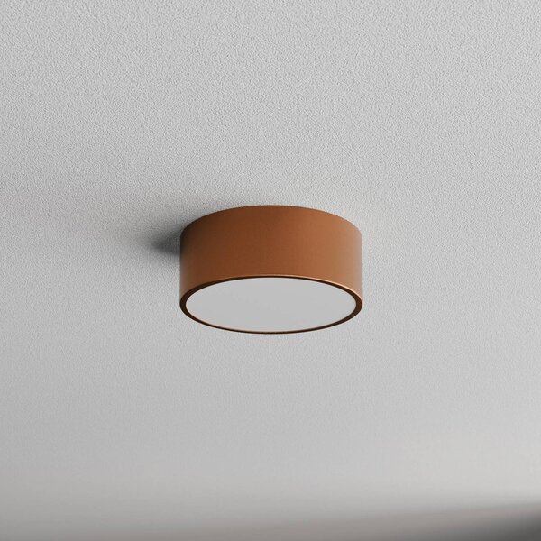 TEMAR LIGHTING Cleo mennyezeti világítás, Ø 20 cm, IP54, réz színű, fém, E27, dimmelhető, Réz, Fürdőszoba, fém