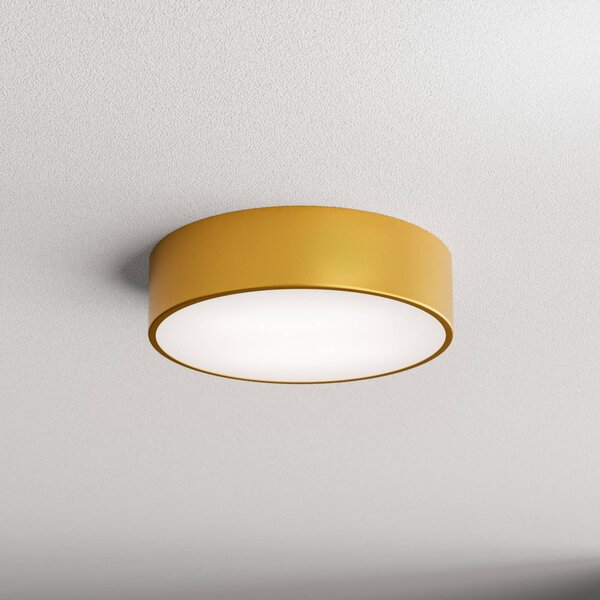 TEMAR LIGHTING Cleo 300 mennyezeti világítás, IP54, Ø 30 cm arany, dimmelhető, Sárgaréz / arany, Nappali / Étkező, fém