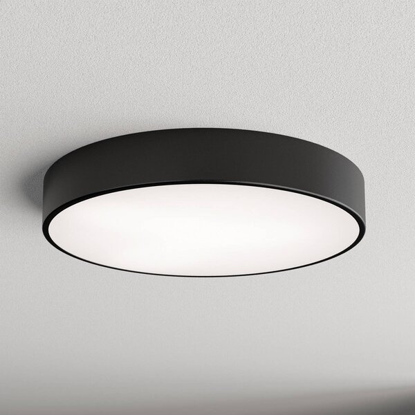TEMAR LIGHTING Cleo mennyezeti világítás, Ø 50 cm, IP20, fekete, fém, E27, dimmelhető, Fekete, Nappali / Étkező, Modern