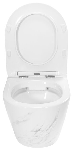 Rea, WC csésze öblítőkör nélkül Rea Carlos Nature Marble, REA-C6606