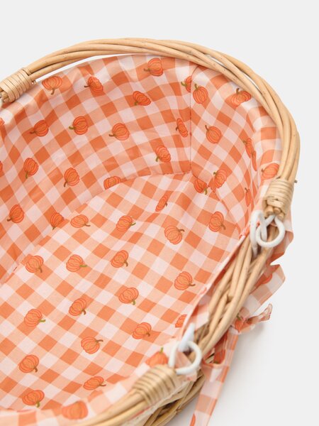 Sinsay - Piknikkosár textil béléssel - aranybarna