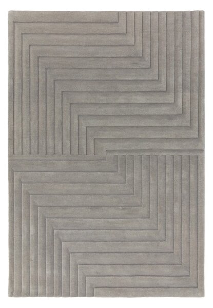 Szürke gyapjú szőnyeg 200x290 cm Form – Asiatic Carpets