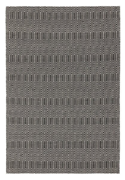 Fekete gyapjú szőnyeg 120x170 cm Sloan – Asiatic Carpets