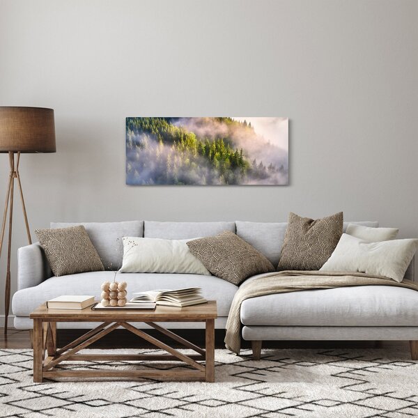 Egy hegyi táj képe (120x50 cm)