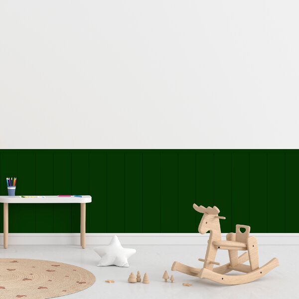 PIPPER. Textil öntapadó tapéta - Egy téglalap - Palack zöld színű Méret: 60cm, Szín: Kombináció