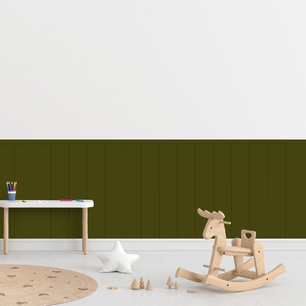 PIPPER. Textil öntapadó tapéta - Egy téglalap - Khaki színű Méret: 100cm, Szín: Sápadt
