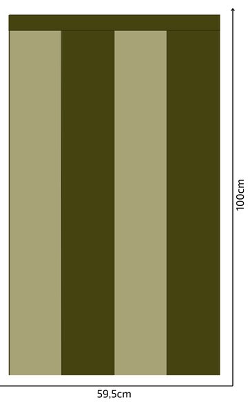 PIPPER. Textil öntapadó tapéta - Egy téglalap - Khaki színű Méret: 100cm, Szín: Sápadt
