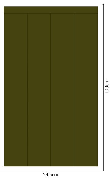 PIPPER. Textil öntapadó tapéta - Egy téglalap - Khaki színű Méret: 100cm, Szín: Sápadt